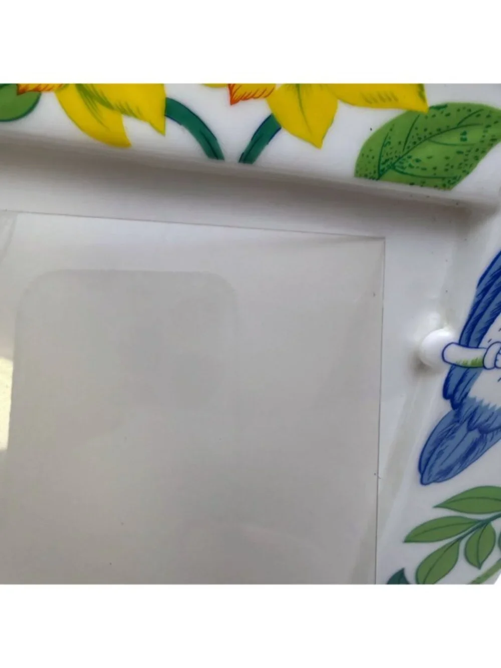 Mikasa Exotic Harmony Bone China Photo Frame Parrot Toucan Japan 4x5.25